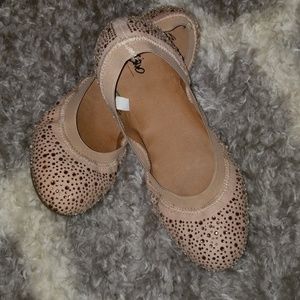 Jewelled ballet flats